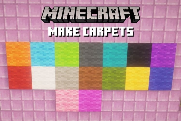 How to Make a Carpet in Minecraft (2023)